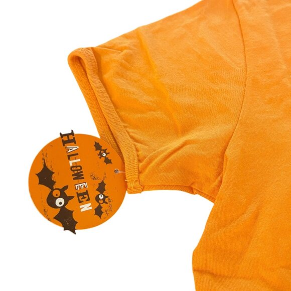 NEW Target Halloween Pumpkin Orange Cotton Kids/Youth SS T-Shirt, Size 14/16 NWT - Picture 5 of 7